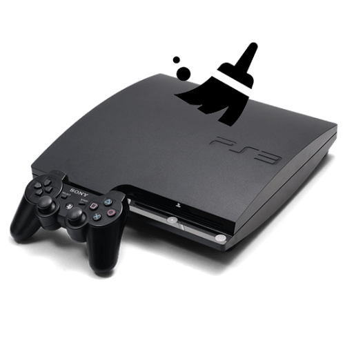 Чистка від пилу Sony Playstation 3