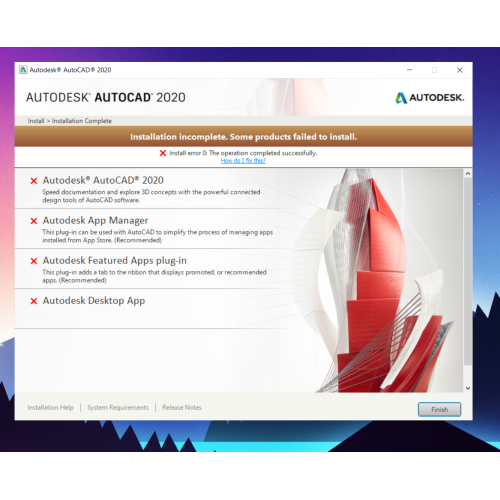 Усунення несправностей з Autodesk Autocad