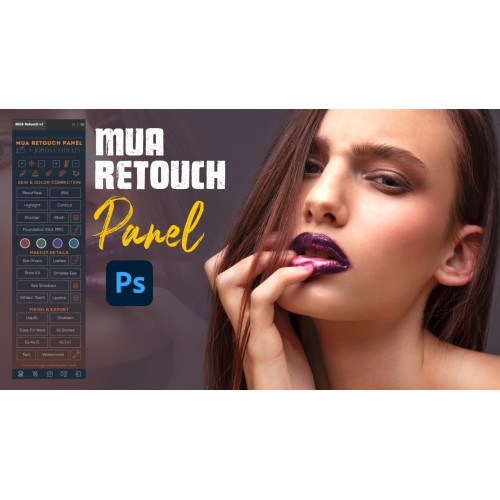 Установка MUA Retouch Panel