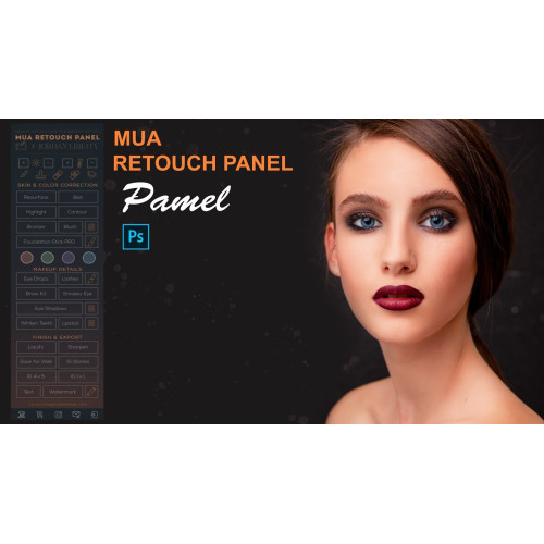 Установка MUA Retouch Panel