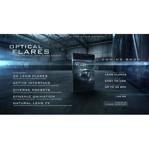 Установка Video Copilot Optical Flares